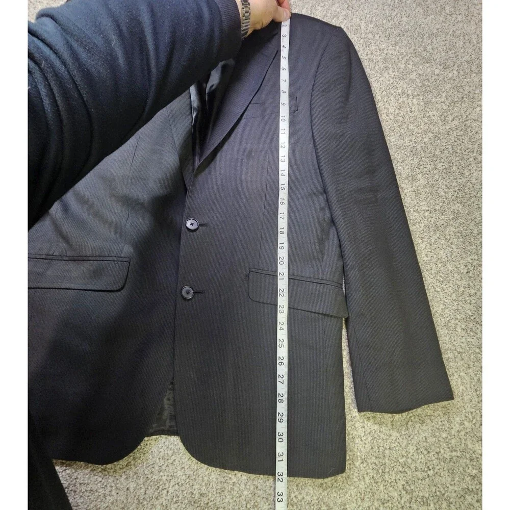 Kenneth Cole Reaction Unlisted Mens‎  Suit Jacket Blazer 42 L 35 W Black